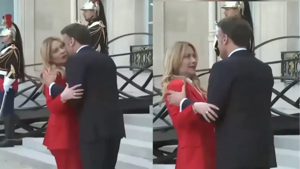 L'abbraccio tra Meloni e Macron, una foto di speranza per un'Europa di nuovo unita