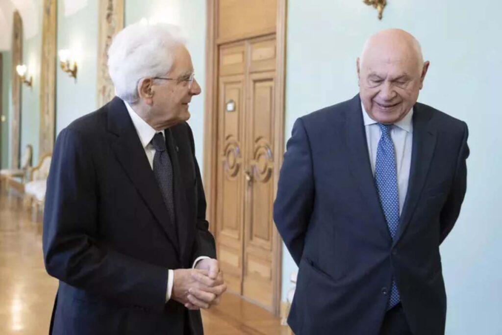 Nella foto Ansa Sergio Mattarella e Carlo Nordio