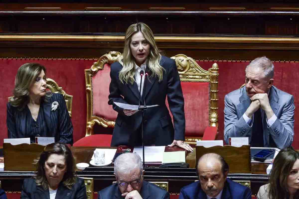 Meloni al Senato