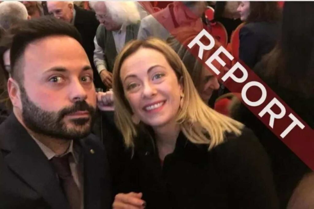 La foto di Meloni con il pentito dei Casalesi Gioacchino Amico