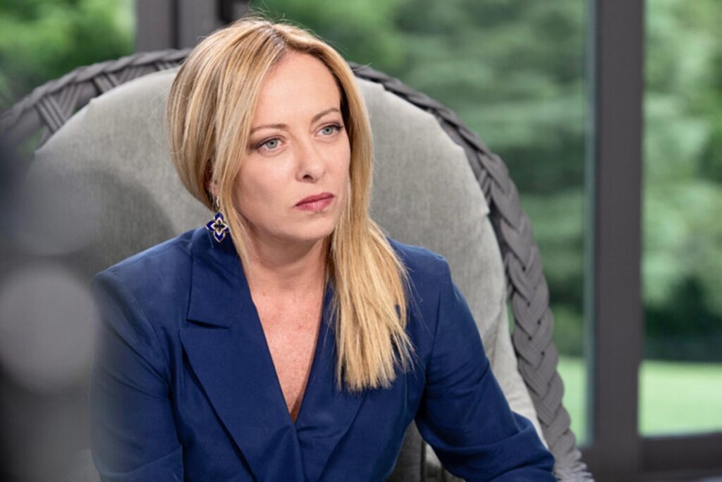 La premier Giorgia Meloni