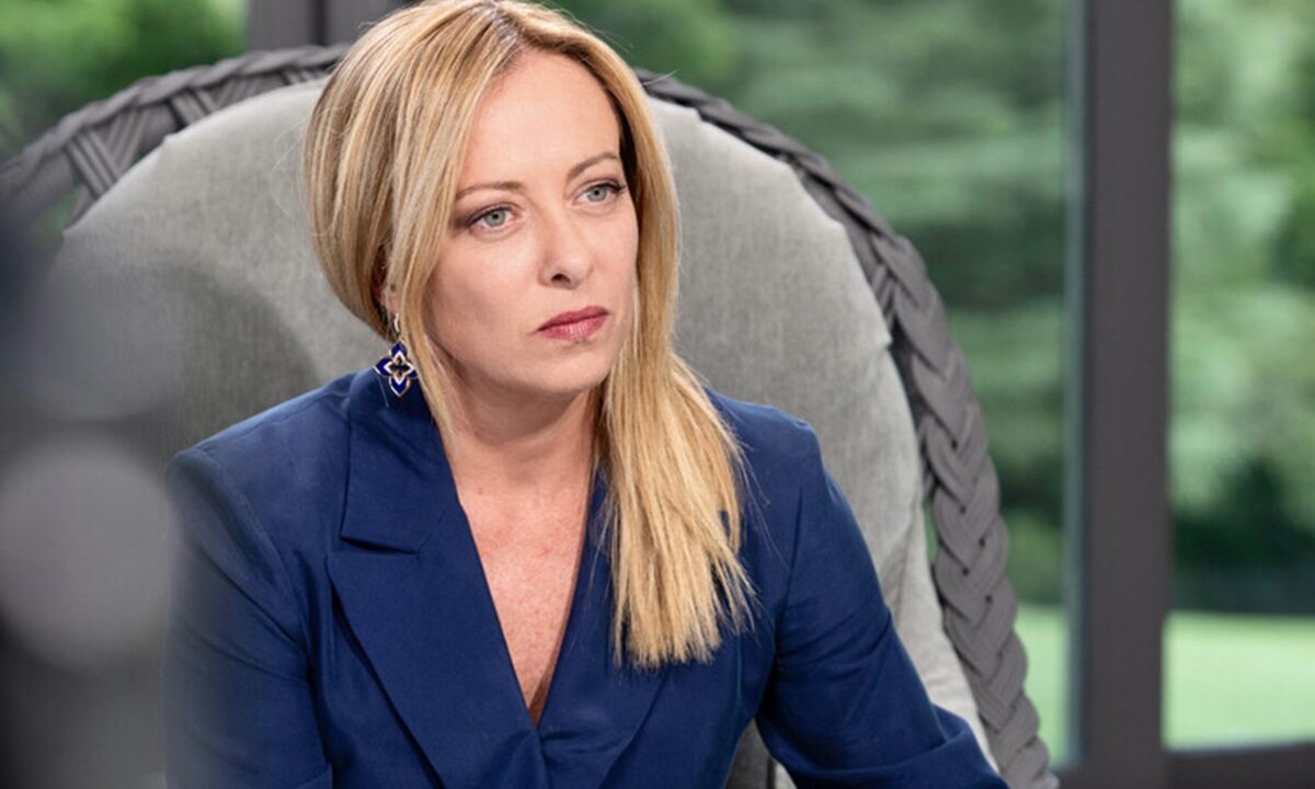 La premier Giorgia Meloni