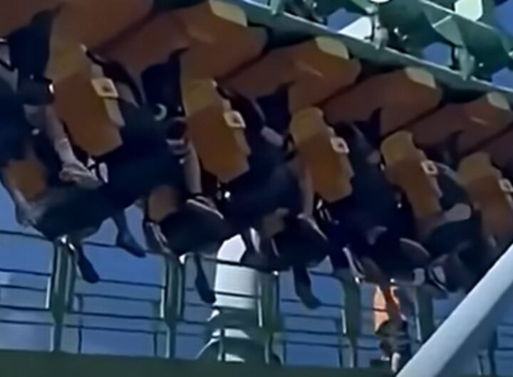 montagna russa bloccata