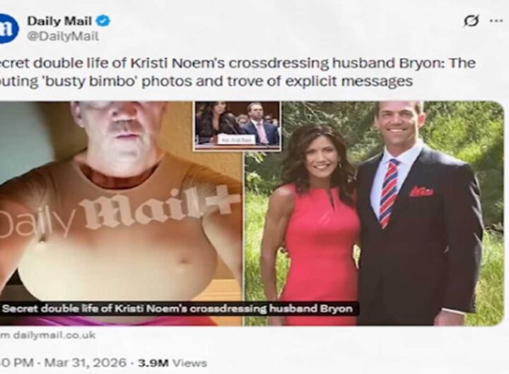 Il marito di Kristi Noem in un fermo immagine tratto dal Daily Mail