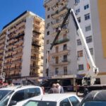 La strada dove due operai sono morti a Palermo