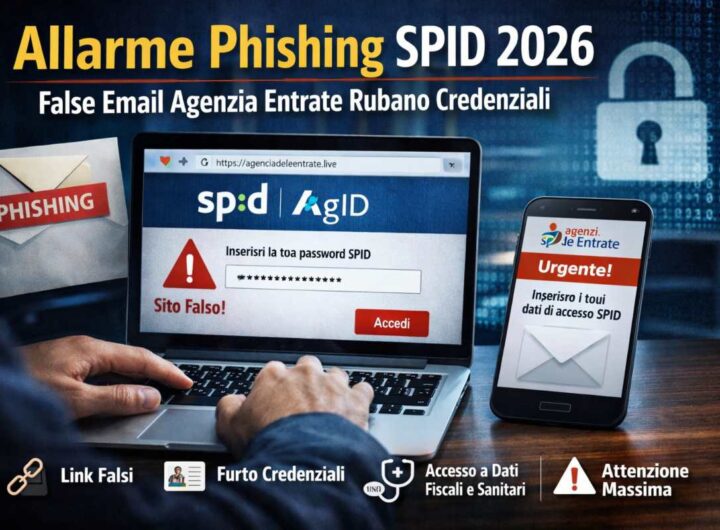 phishing spid agenzia entrate