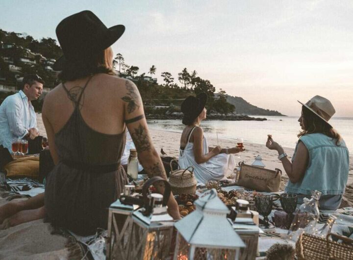 picnic con gli amici