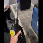 pompa di benzina eroga aria