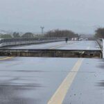 Maltempo flagella il Centro-Sud, le foto del ponte crollato sul Trigno lungo la la Statale Adriatica in Molise