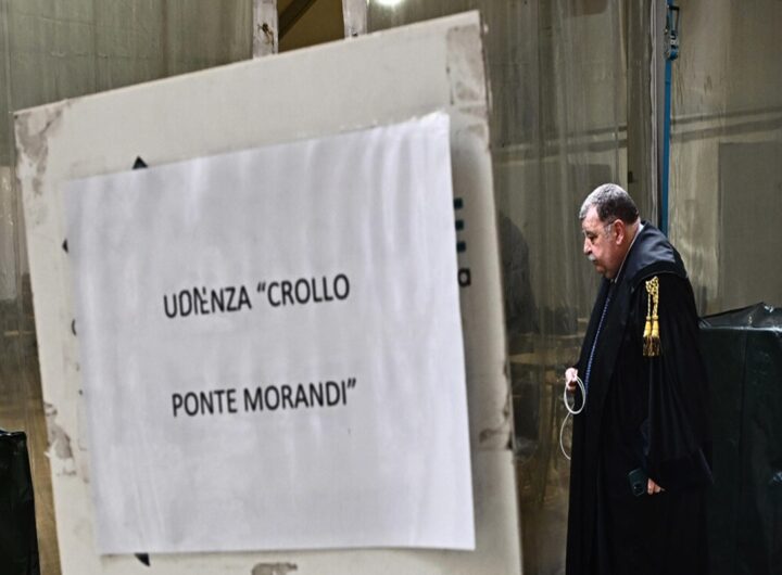 Ponte Morandi, l'aula del processo
