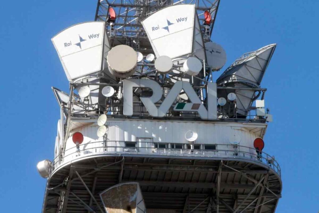 Antenne e parabole della Rai