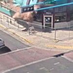 Il crollo della parete di un locale