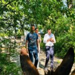 Salvini e la visita alla "famiglia nel bosco": "I bambini hanno più socialità qui che a Roma o Milano"