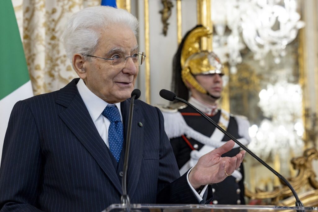 Il presidente della Repubblica, Sergio Mattarella