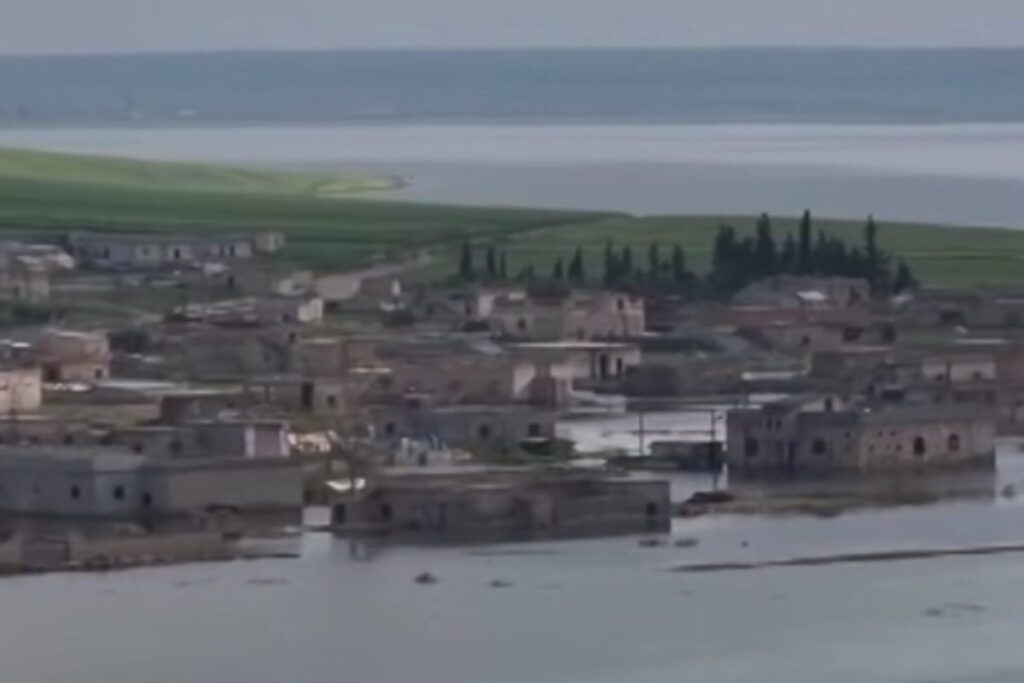 Villaggio sommerso in Siria