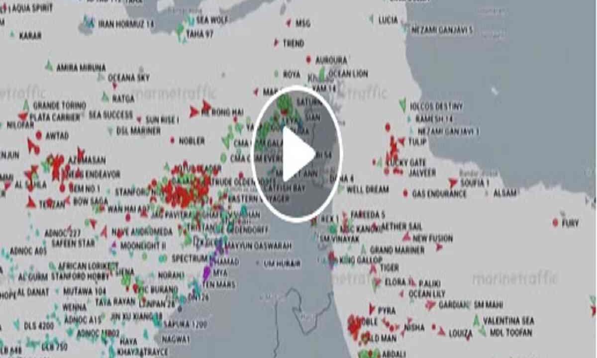 Timelapse Stretto di Hormuz