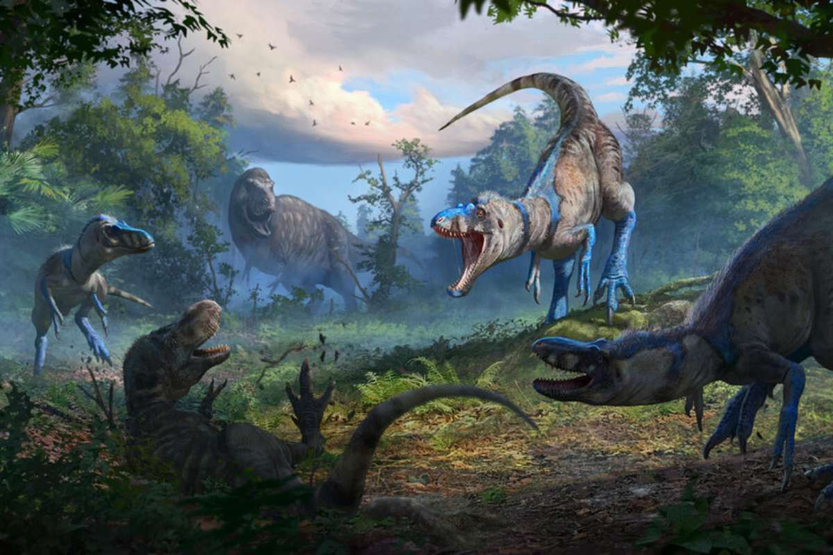 dipinto sui t-rex