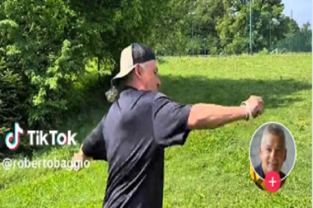 Roberto Baggio su Tik Tok