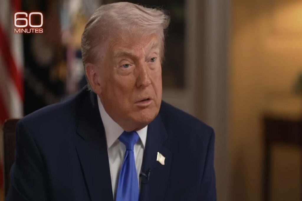 Trump nell'intervista 60 Minuti