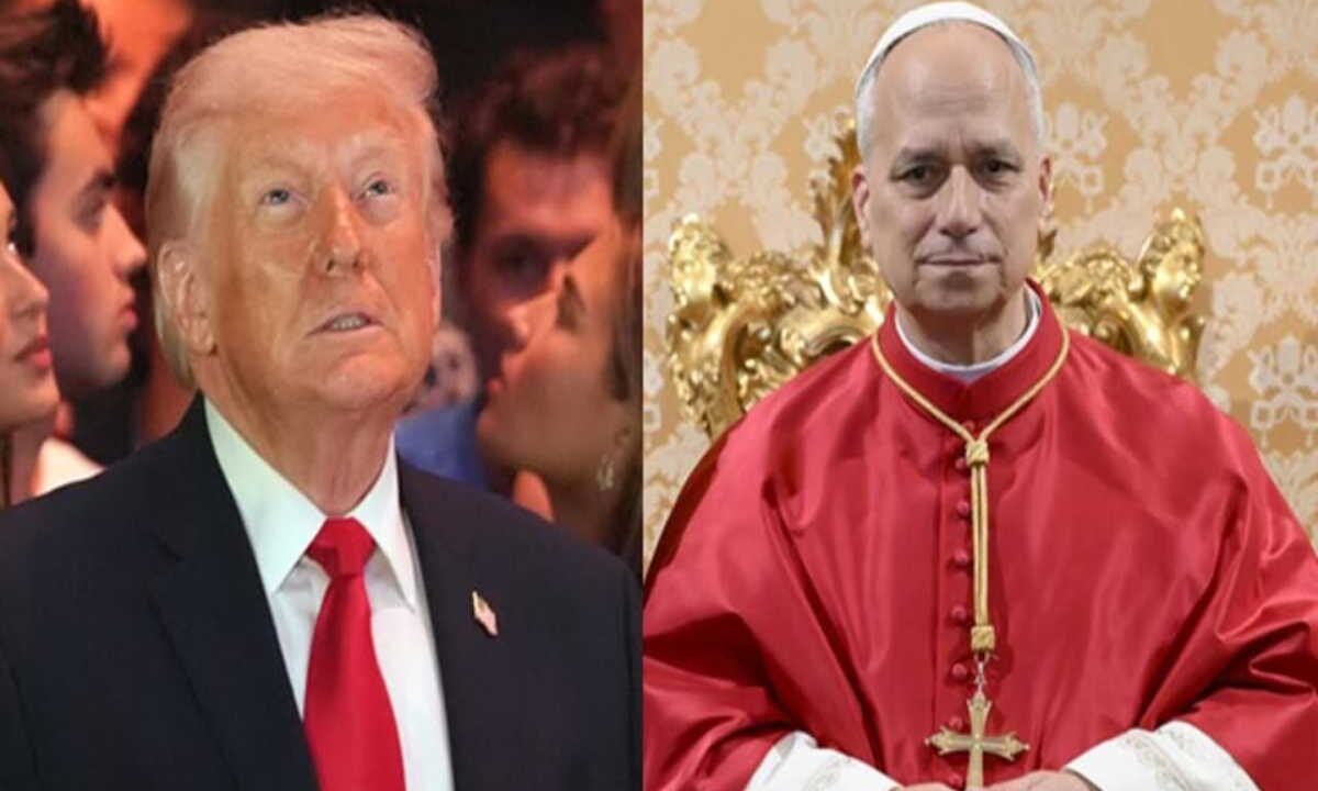 Trump e Papa Leone