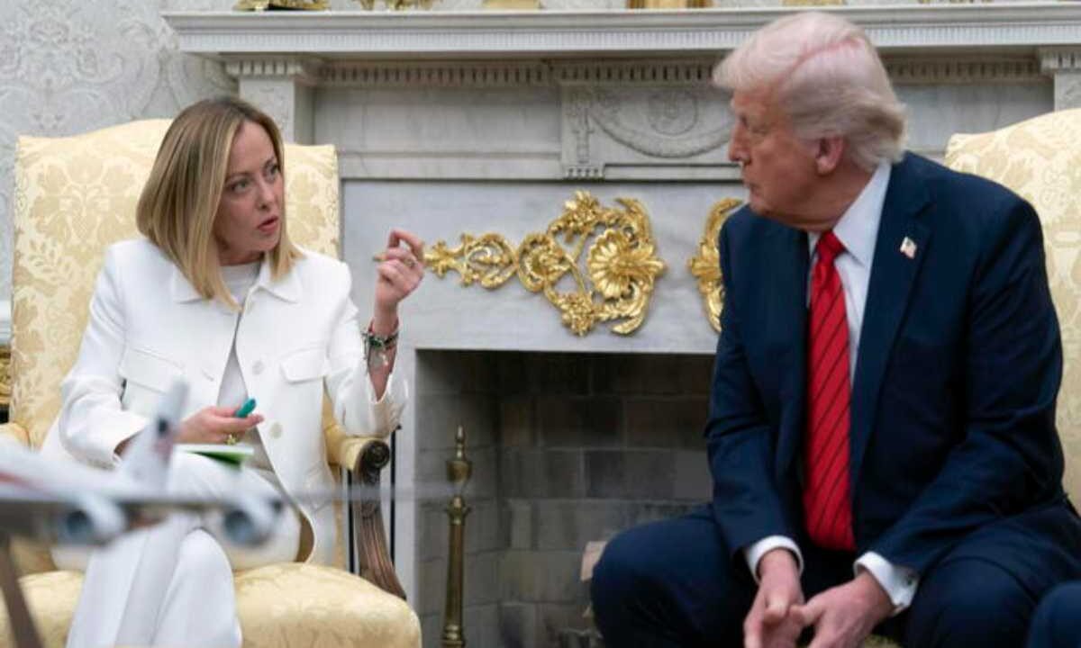 Trump insieme alla Meloni