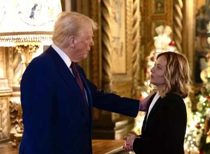 Trump con la Meloni