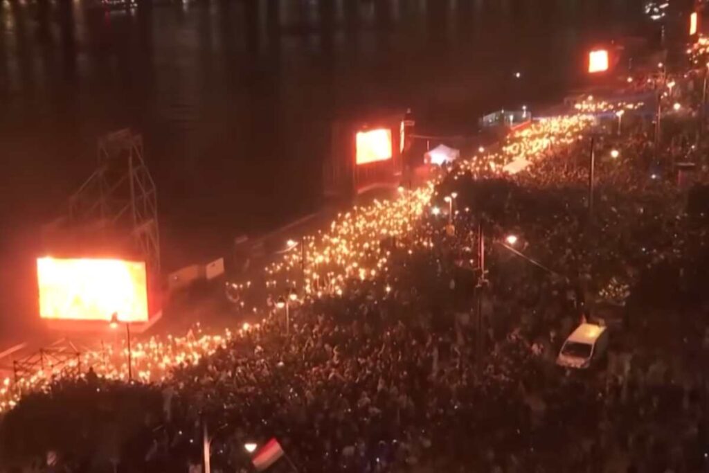 Festeggiamenti a Budapest