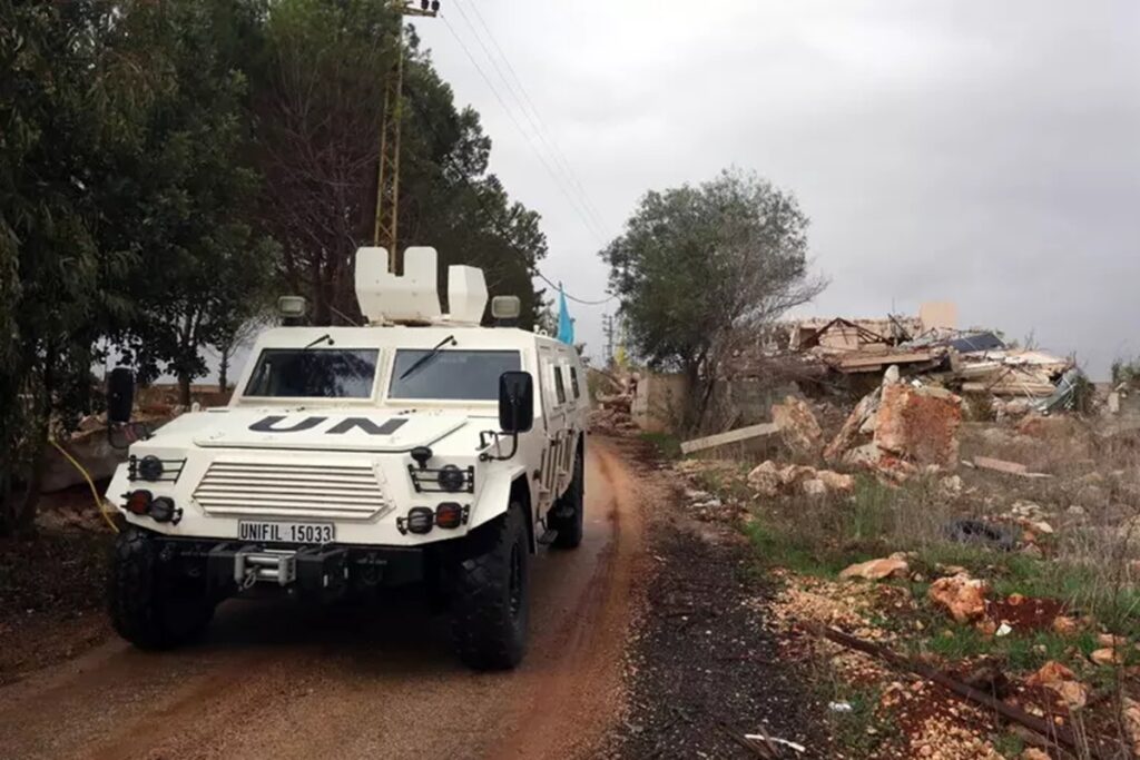Dei mezzi dell'Unifil in Libano