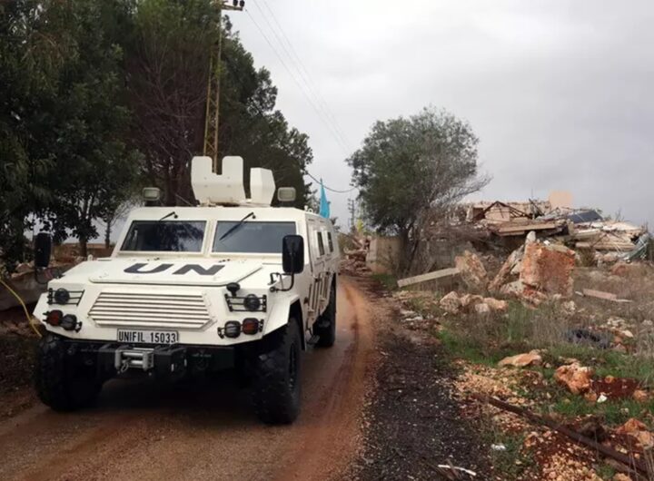 Dei mezzi dell'Unifil in Libano