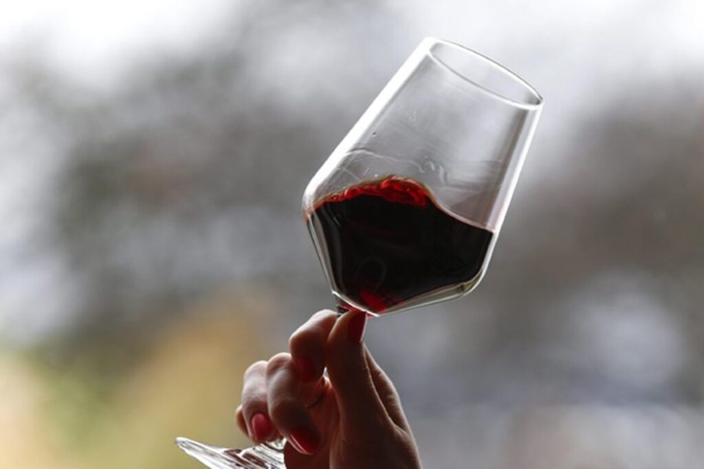 Un bicchiere di vino