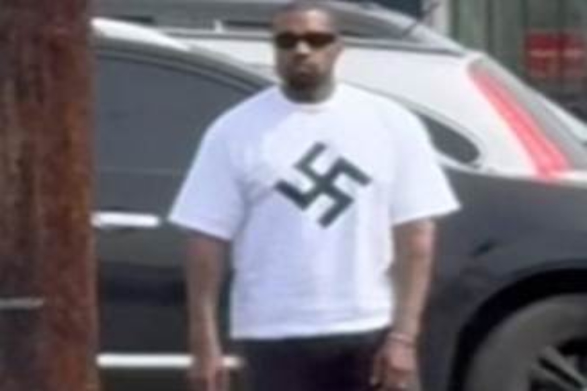 kanye west svastica