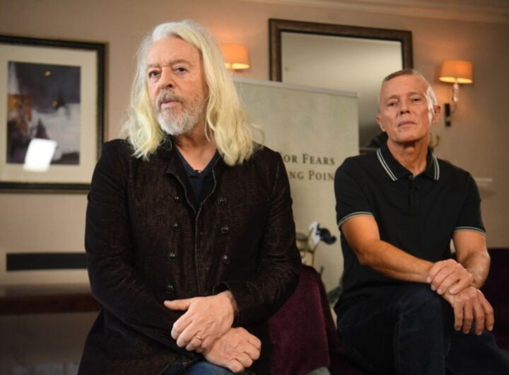 Roland Orzabal e Curt Smith, il duo fondatore e animatore dei Tears for Fears, durante una recente intervista