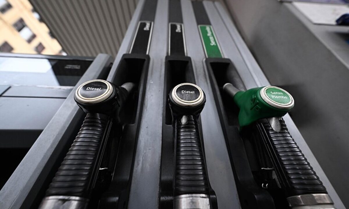 Una pompa di benzina