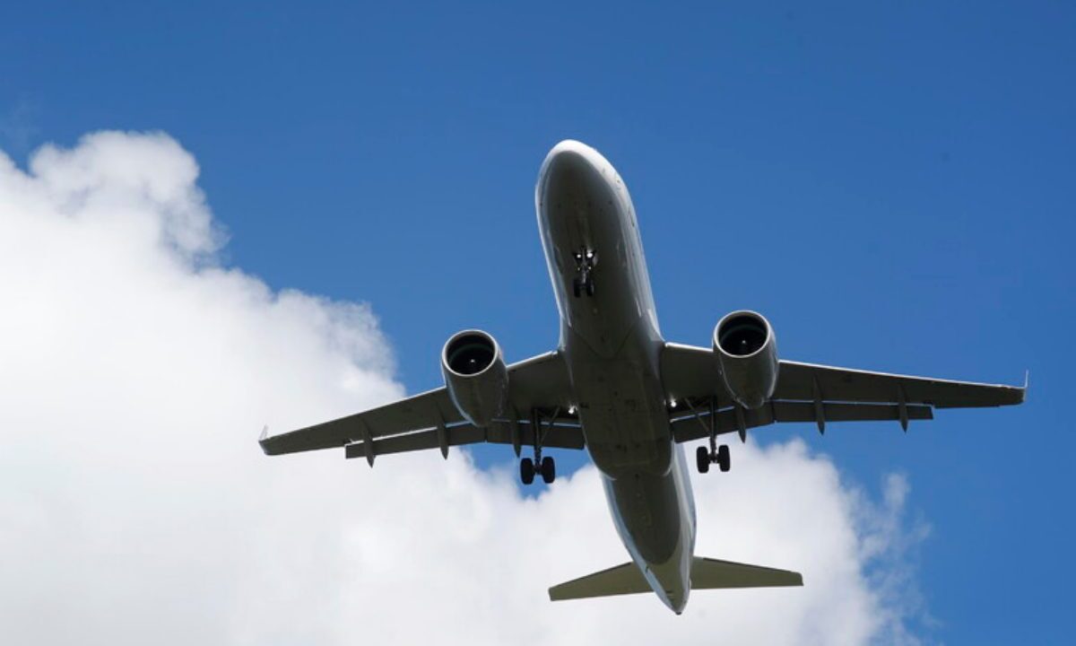 aereo in volo