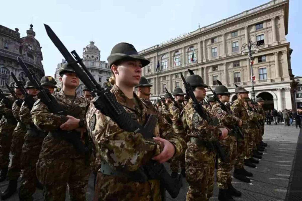 Gli alpini a Genova