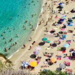 Una spiaggia italiana d'estate