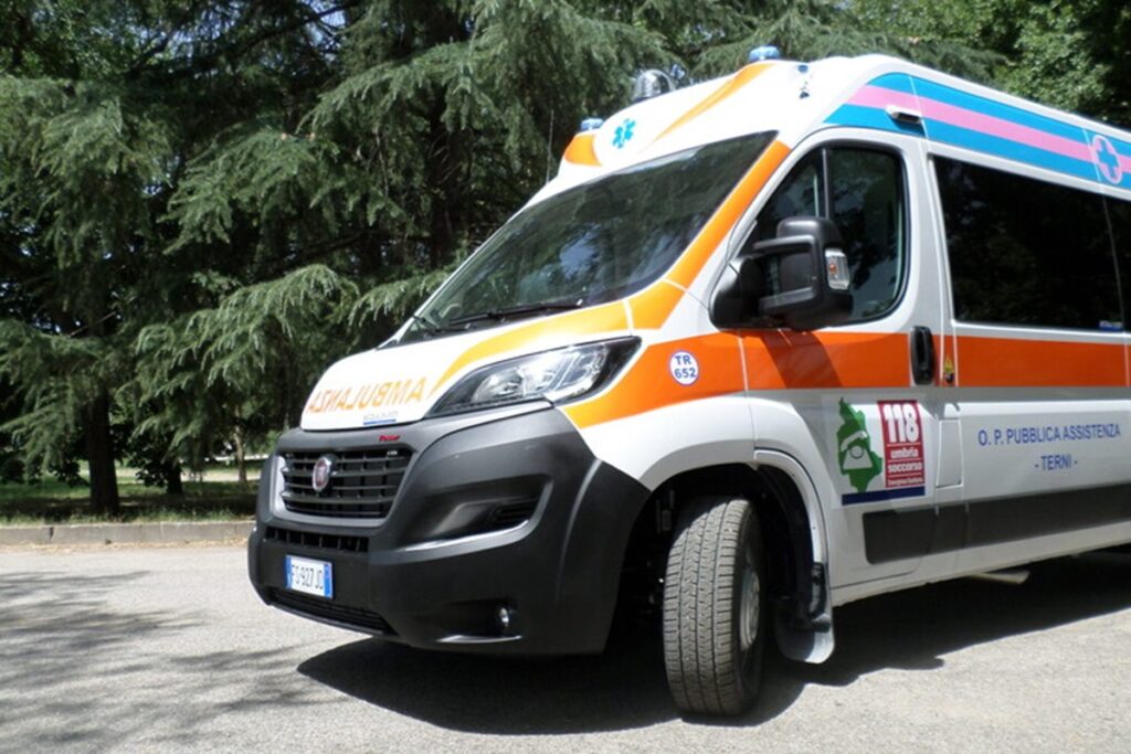 Un'ambulanza