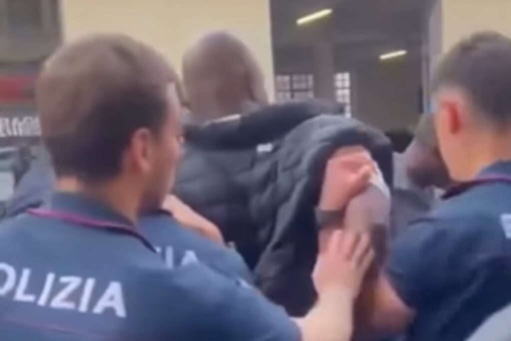 senegalese arrestato durante un controllo di polizia
