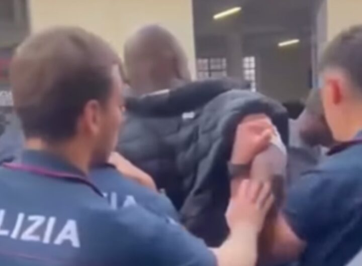senegalese arrestato durante un controllo di polizia