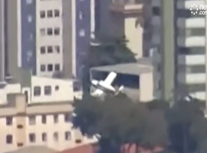 Il video dell'aereo che si è schiantato contro un edificio di Belo Horizonte