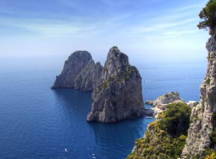 Uno scorcio dell'isola di Capri