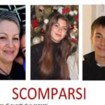 LA madre scomparsa con i suoi figli