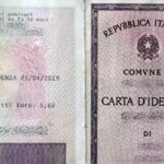 Carta d’identità cartacea