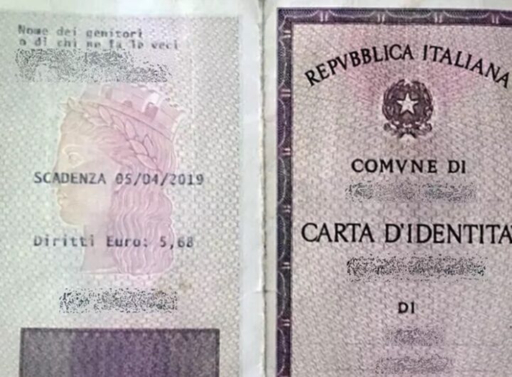 Carta d’identità cartacea