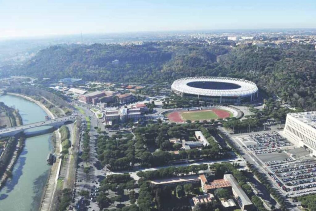 foro italico roma dall'alto