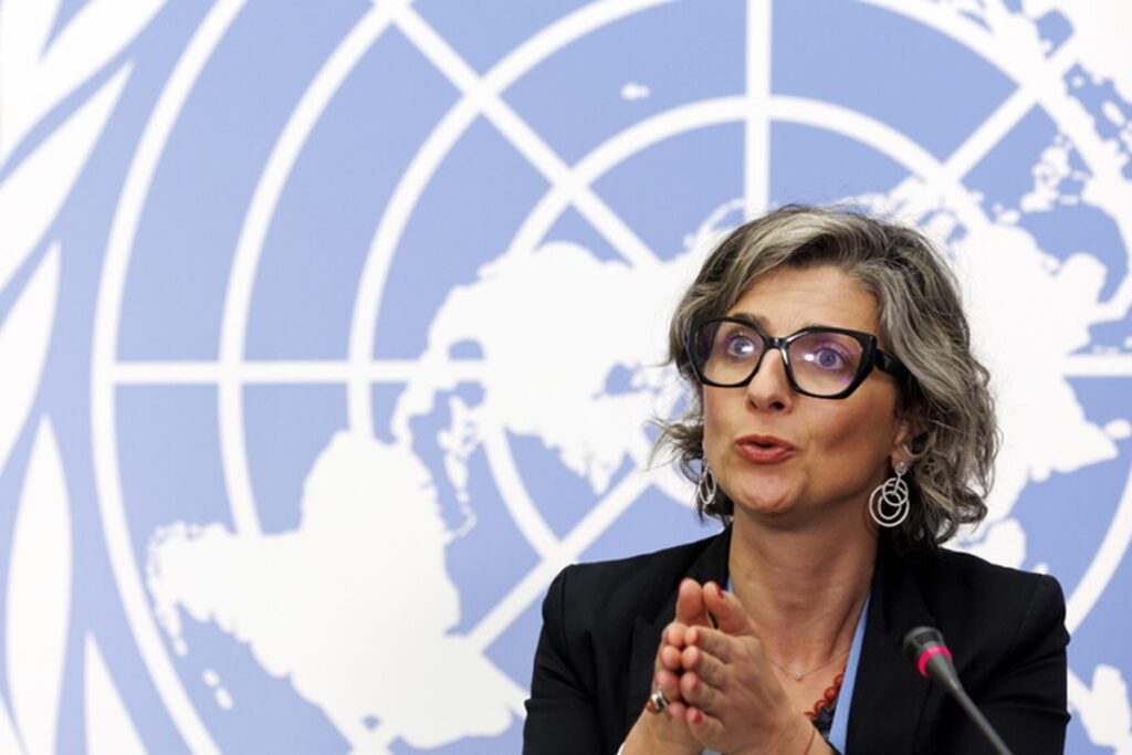 La relatrice ONU Francesca Albanese