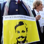 Un cartello per Giulio Regeni
