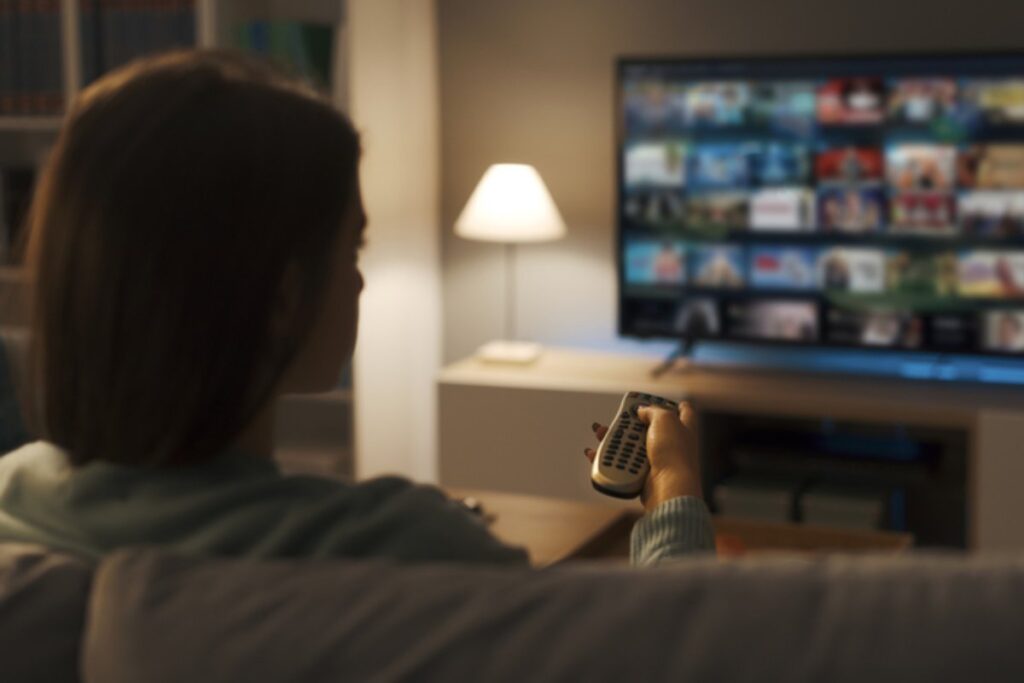 guardare la tv