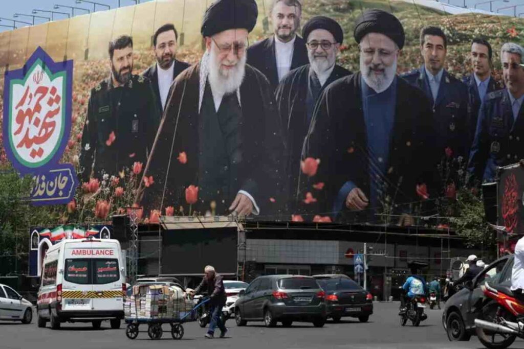Una strada di Teheran