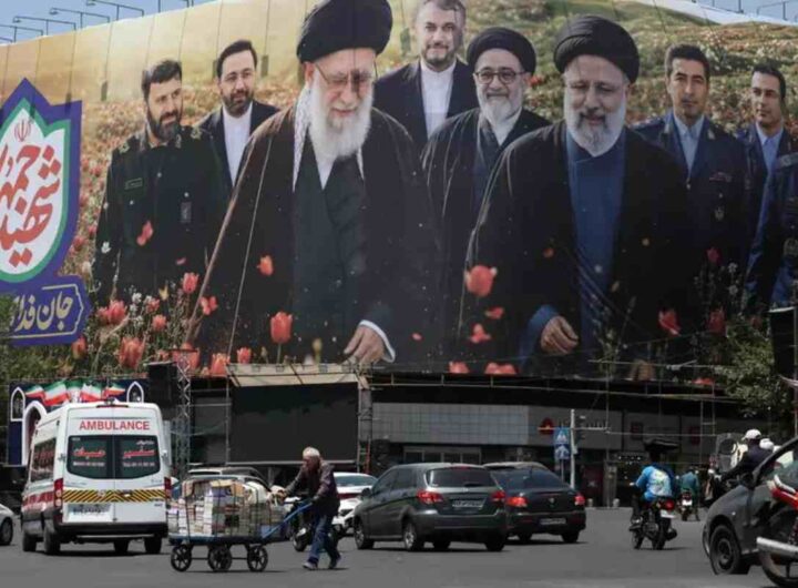 Una strada di Teheran